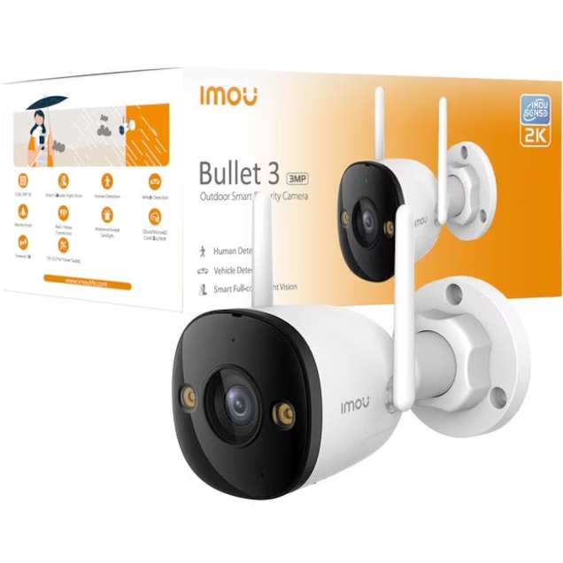 Camera IMOU IPC-S3EP-3M0WE (Wifi thân 3MP, loa mic, báo động)
