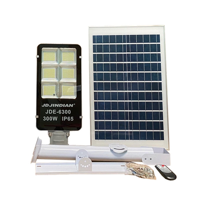 Đèn năng lượng mặt trời JDE-6300 (công suất 300W, hiệu JINDIAN)