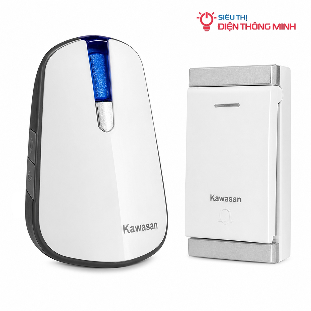 Bộ chuông cửa không dây cao cấp Kawa DB818