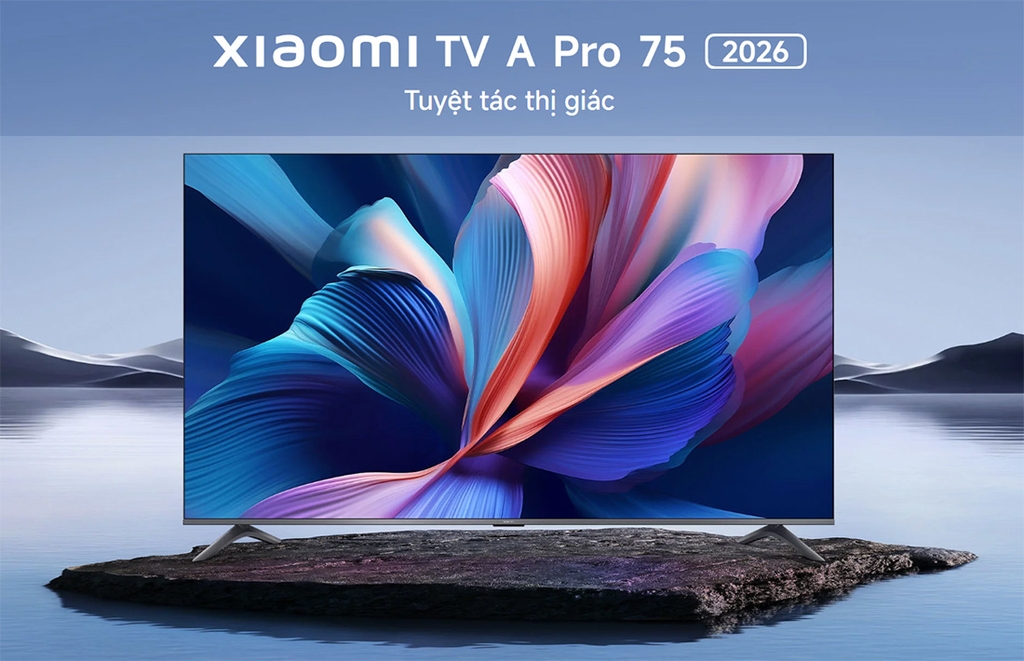 Google Tivi Xiaomi TV A Pro 75 inch 2026 QLED 4K L75MB-APSEA (chính Hãng)