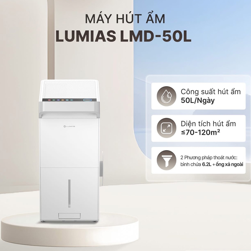 Máy hút ẩm Lumias LMD-50L (50 lít/ngày)