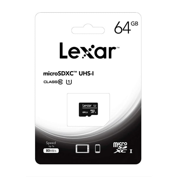 Thẻ nhớ LEXAR MicroSD 64GB Black LMS0C10064G-BNNNG chính Hãng