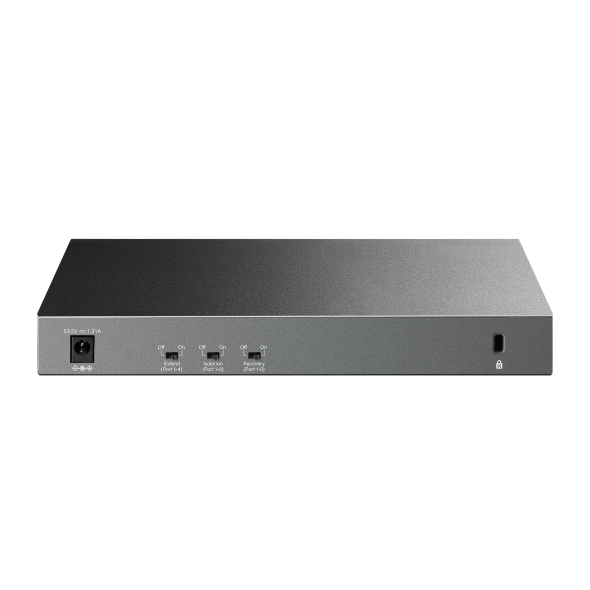 Switch PoE TP-Link LS1210GP (8 PoE Gigabit, 1 uplink Gigabit, 1 SFP, 61W)