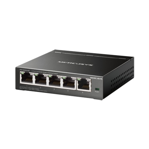 Switch chia mạng Mercusys MS105GS-M2 (5 cổng 2.5G, vỏ sắt)