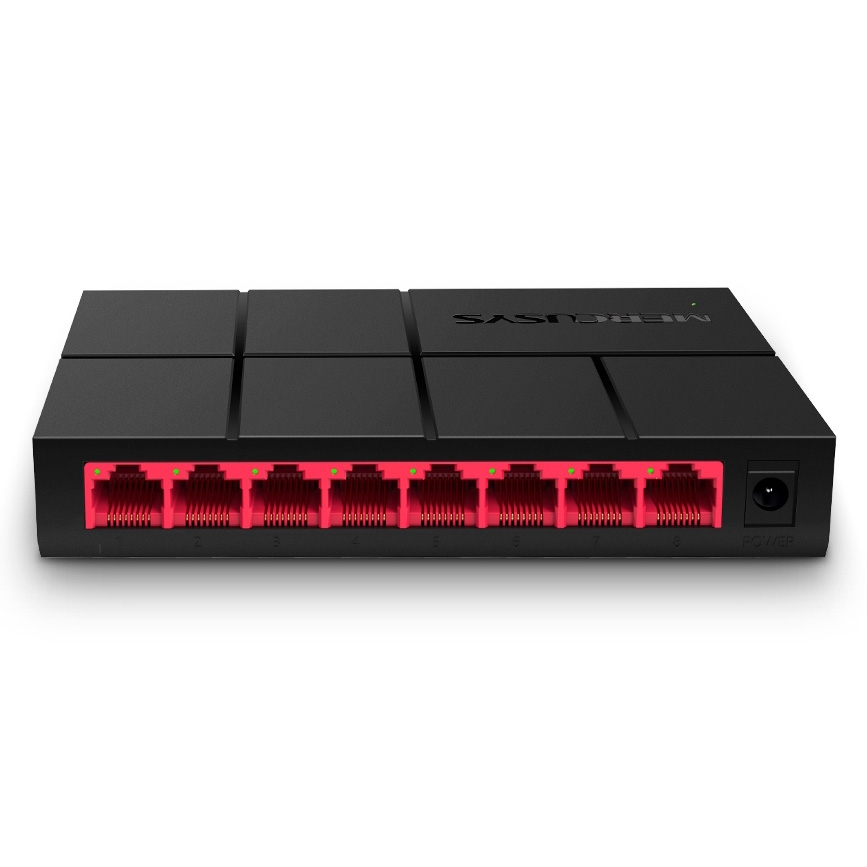 Switch chia mạng Mercusys MS108G (8 cổng Gigabit)