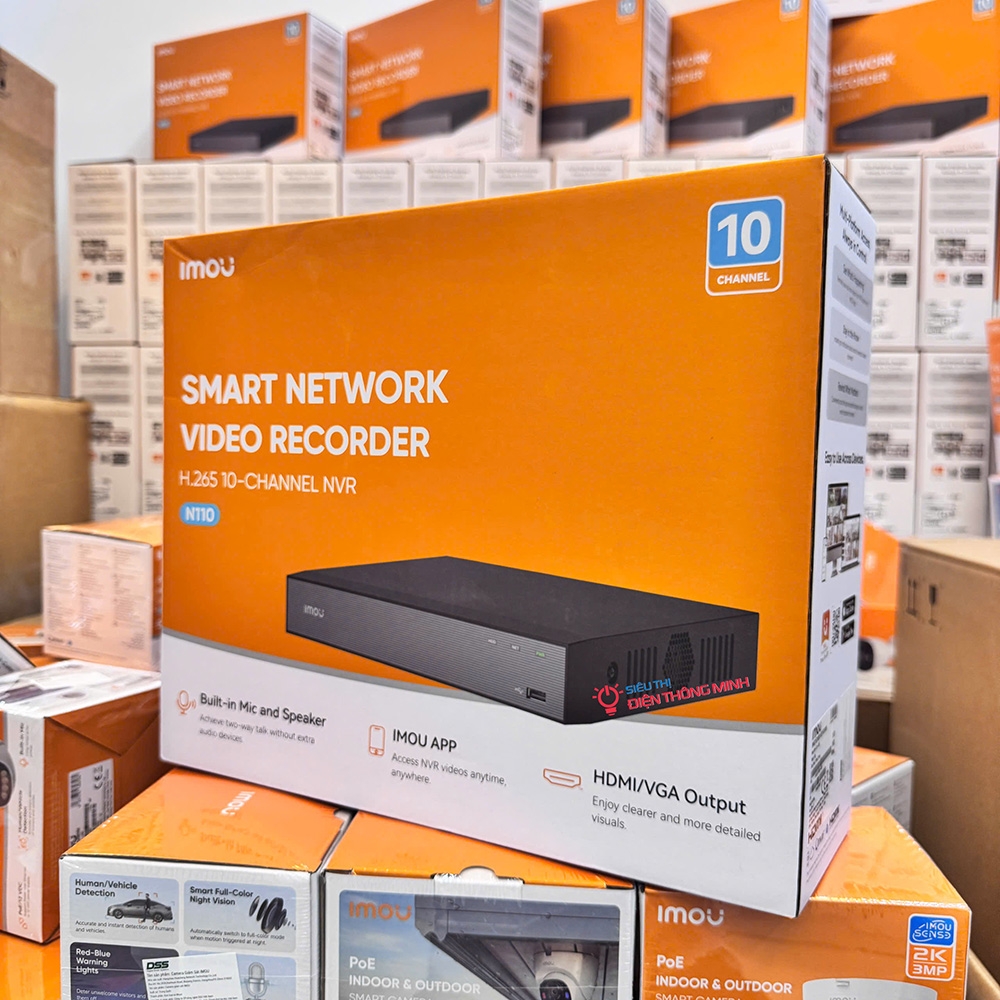 Đầu ghi hình IMOU 10 kênh NVR-N110-8A0E