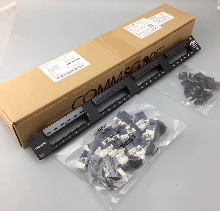 Thanh đấu nối Patch Panel 24P CommScope Cat6 (760237040/9-1375055-2)