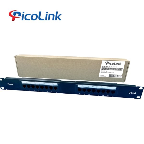 Thanh đấu nối Patch panel 16 port Cat6 Picolink PL-S1U16-C6
