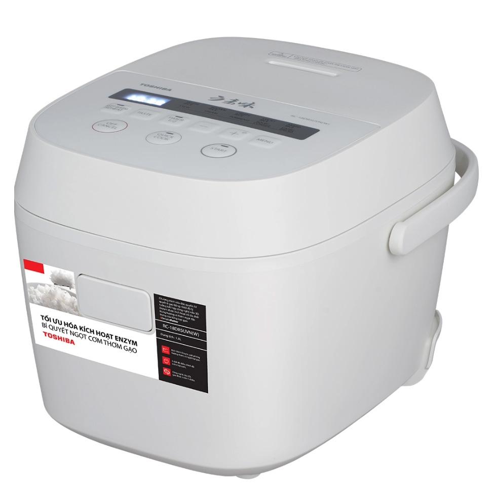Nồi cơm điện tử Toshiba 1.8 lít RC-18DR5UVN(W)