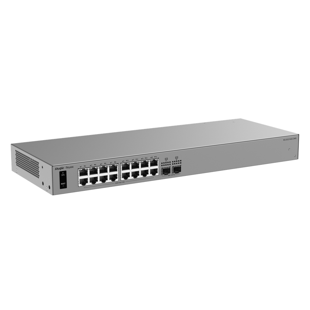 Switch chia mạng Ruijie RG-ES216GC2MS (Cloud switch 16 cổng Gigabit)