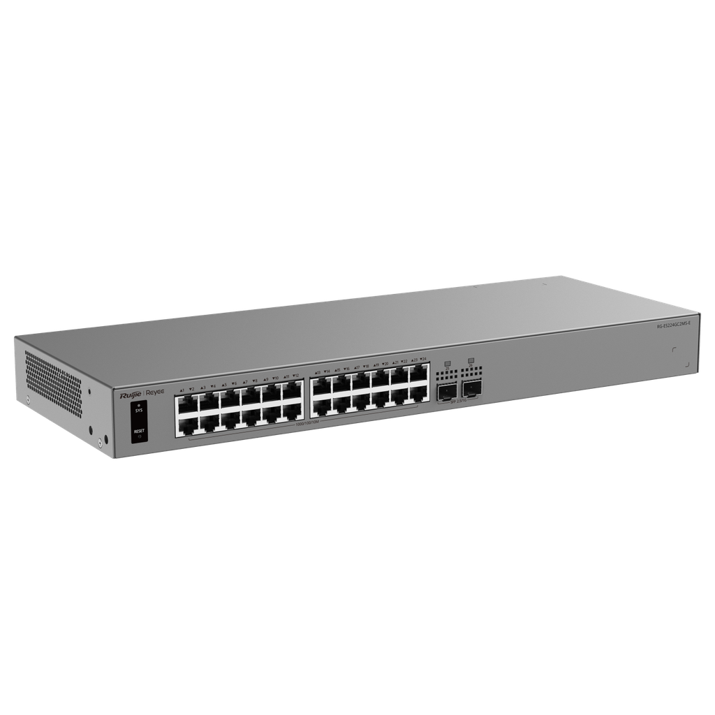 Switch chia mạng Ruijie RG-ES224GC2MS (Cloud switch 24 cổng Gigabit)