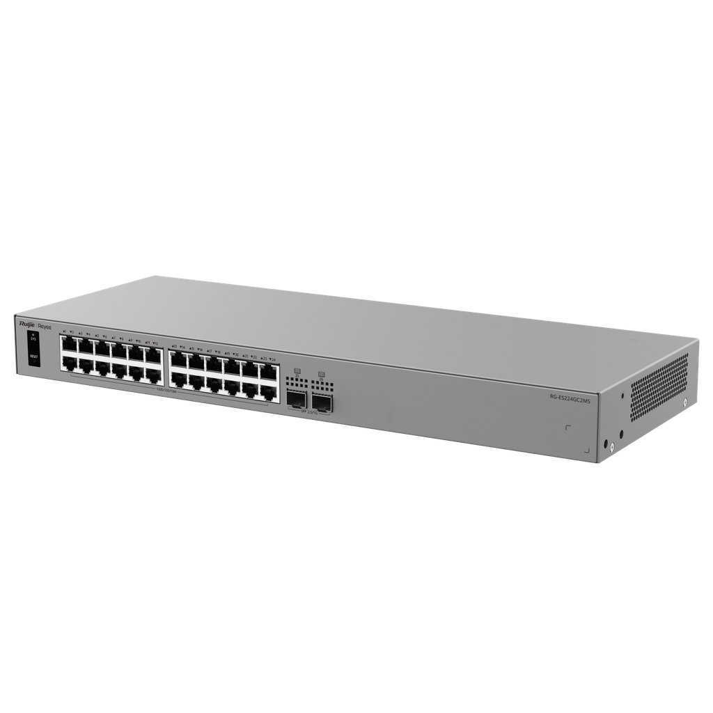 Switch chia mạng Ruijie RG-ES224GC2MS (Cloud switch 24 cổng Gigabit)