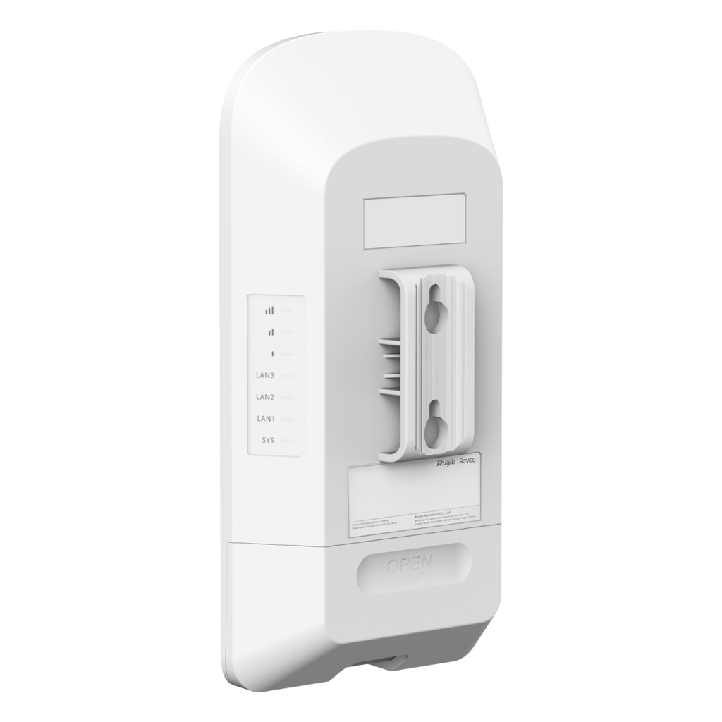 Thu phát wifi Ruijie RG-EST330F-P (5Ghz, max 3km, 3 Lan FE với 2 PoE Out)
