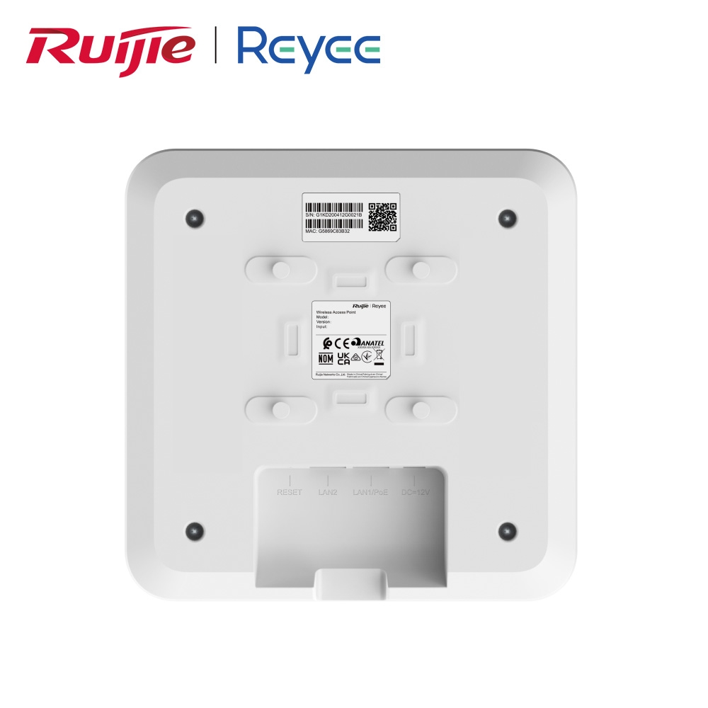 Bộ phát Wifi Ruijie gắn trần, gắn tường RG-RAP2200(E) (Wifi 5, 1267Mbps, 2 Lan Gigabit)