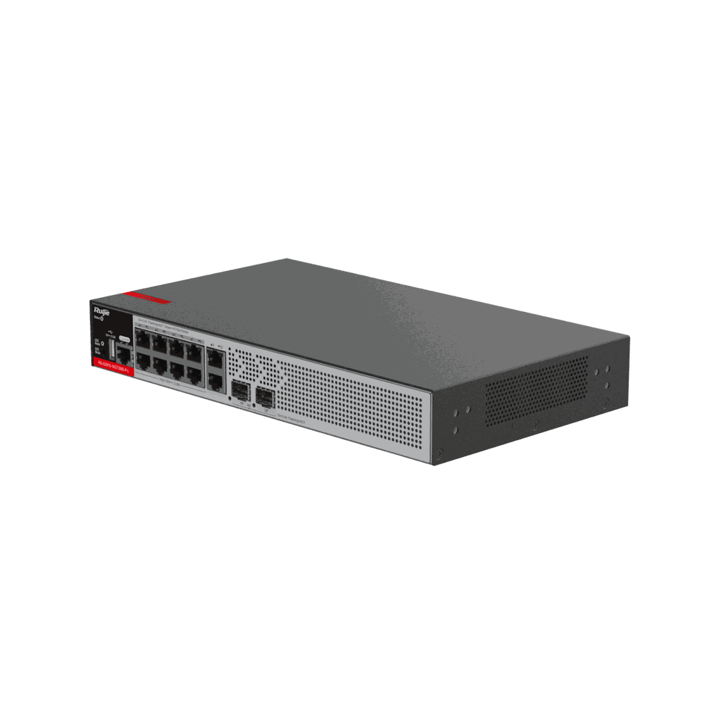 Switch PoE Ruijie RG-S2915-10GT2MS-P-L (8 PoE GE, 2 Uplink 1GE 2.5GE, 125W)