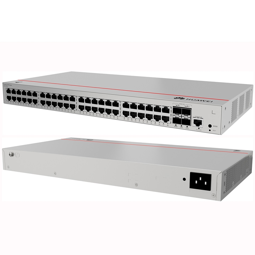 Switch PoE Huawei S220-48P4S (48PoE Gigabit, 4 SFP 10GE, 380W)