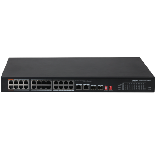 Switch PoE DAHUA DH-S3226-24ET-360 (24 PoE, 2 uplink Gigabit hoặc 2 SFP, 360W)