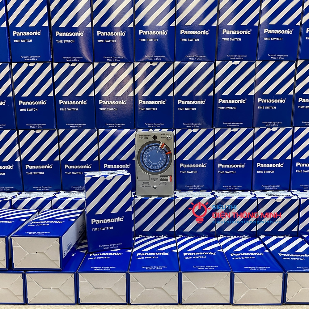 Công tắc đồng hồ Panasonic TB118 (có pin)