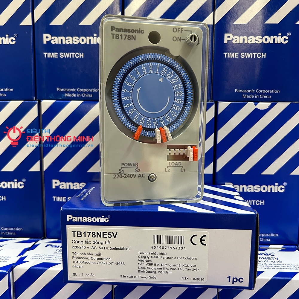 Công tắc đồng hồ Panasonic TB178 (không pin)