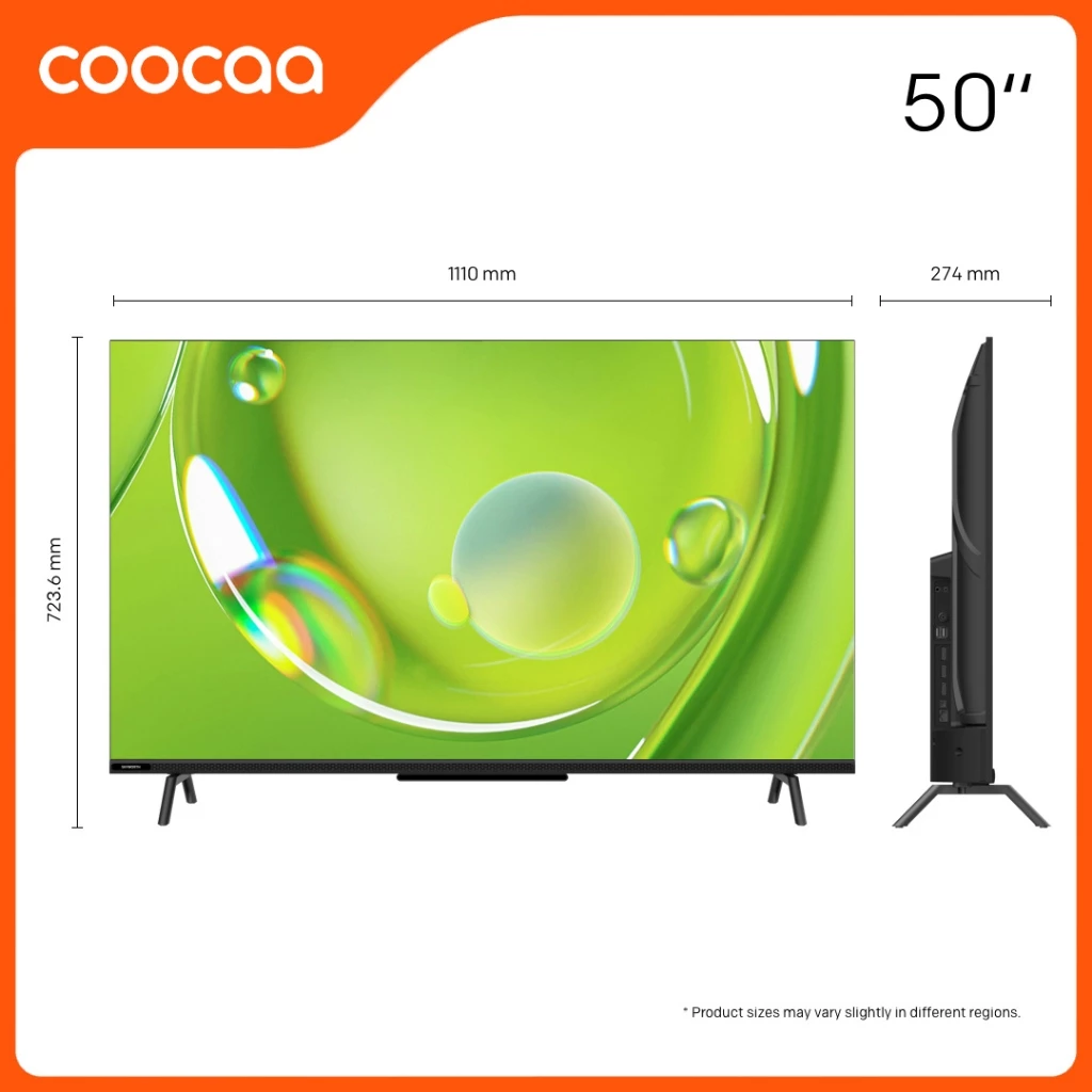 Android Google Tivi Coocaa 50 inch UHD 4K 50Y73 điều khiển giọng nói