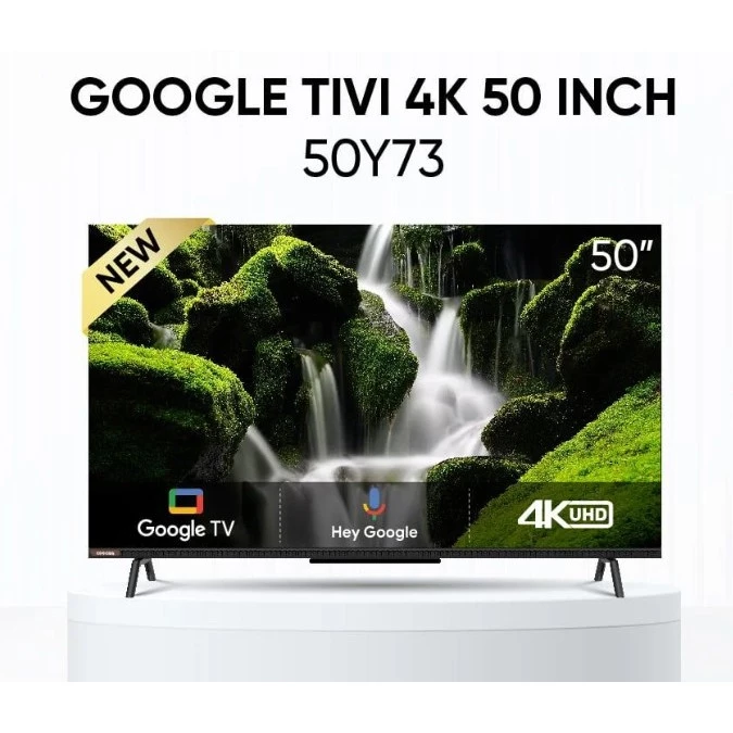 Android Google Tivi Coocaa 50 inch UHD 4K 50Y73 điều khiển giọng nói
