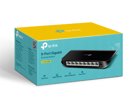 Switch chia mạng TP-Link TL-SG1008D (8 cổng Gigabit)