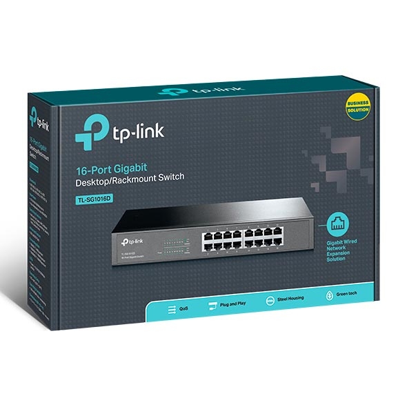 Switch chia mạng TP-LINK TL-SG1016D (16 cổng Gigabit)