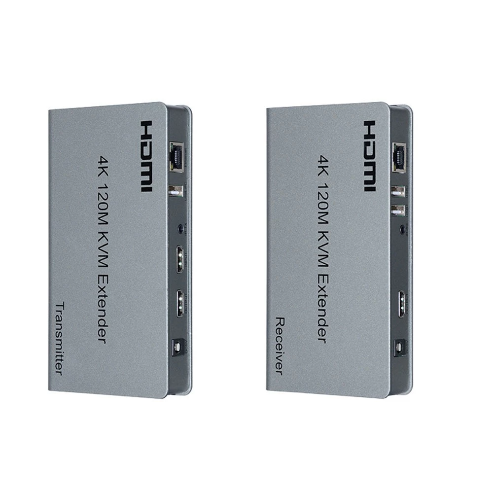 Bộ kéo dài HDMI qua LAN 120m hỗ trợ USB HDMI-LAN-USB-120