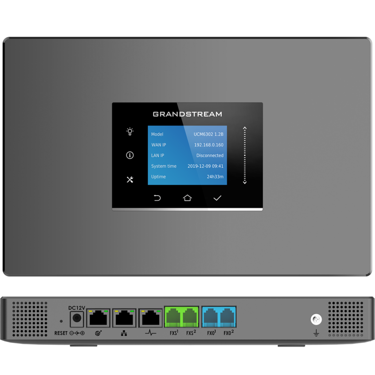 Tổng đài IP Grandstream UCM6302 (1000 máy lẻ, 150 cuộc gọi đồng thời)