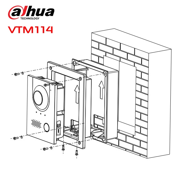 Chân đế Camera chuông hình Dahua VTM114 (lắp âm)