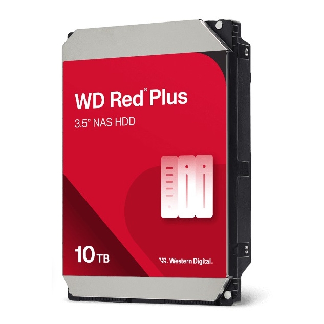 Ổ cứng HDD Western Digital Red Plus 10TB 3.5 inch 512MB Cache 7200RPM WD100EFGX