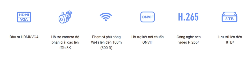 Đầu ghi hình EZVIZ X5S-4W (Wifi 4 kênh)