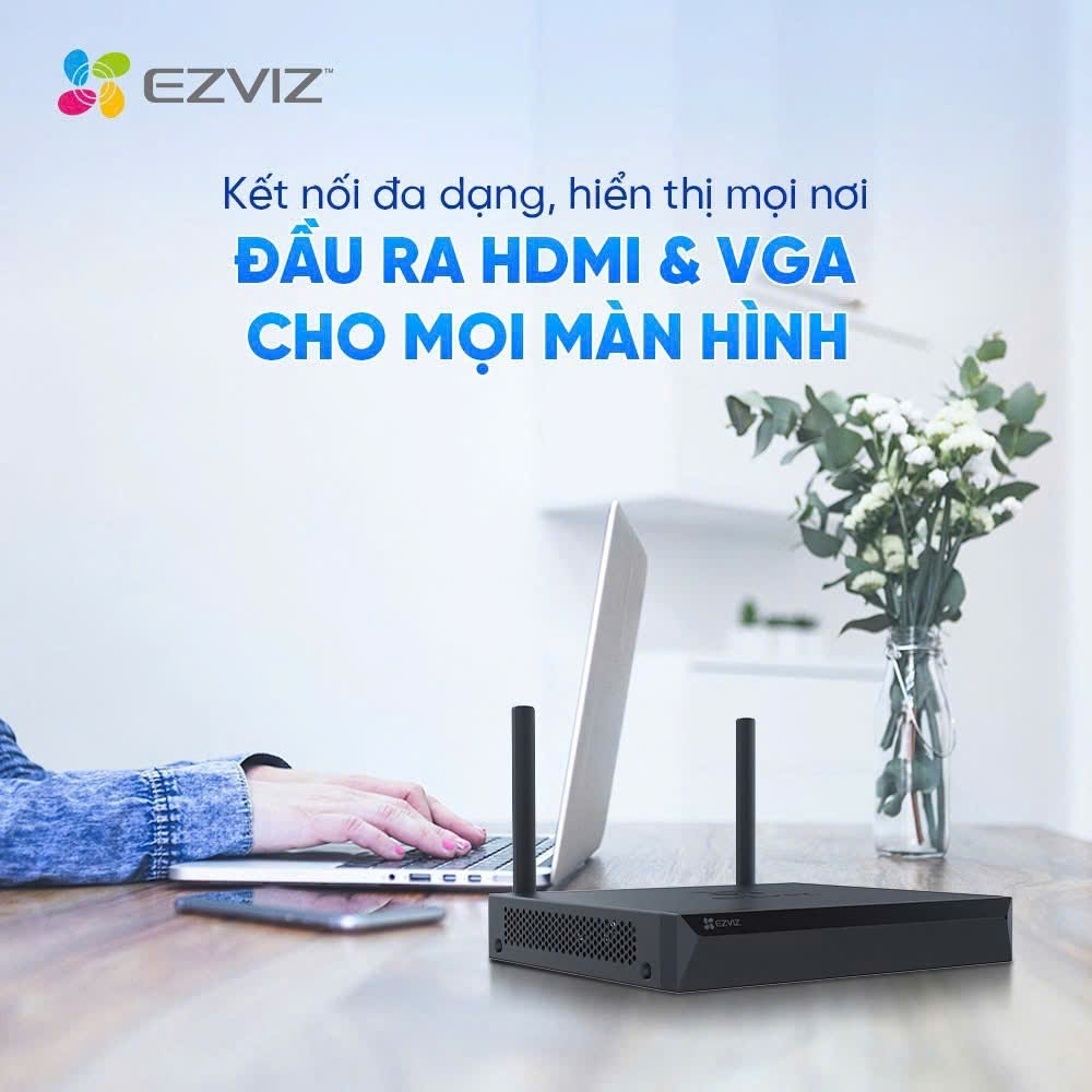 Đầu ghi hình EZVIZ X5S-4W (Wifi 4 kênh)