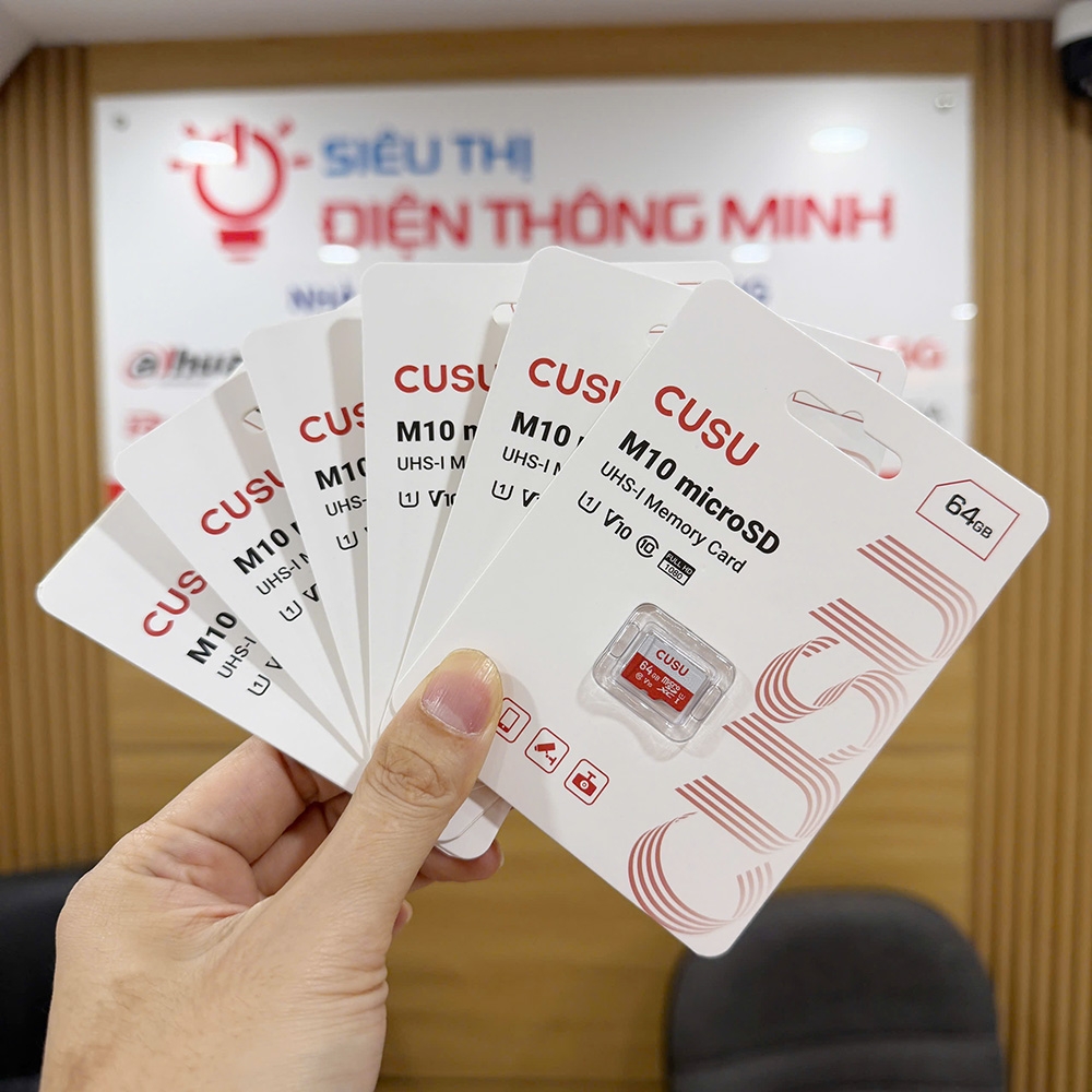 Thẻ nhớ CUSU U1 V10 MicroSD 64Gb M1064GB chính Hãng