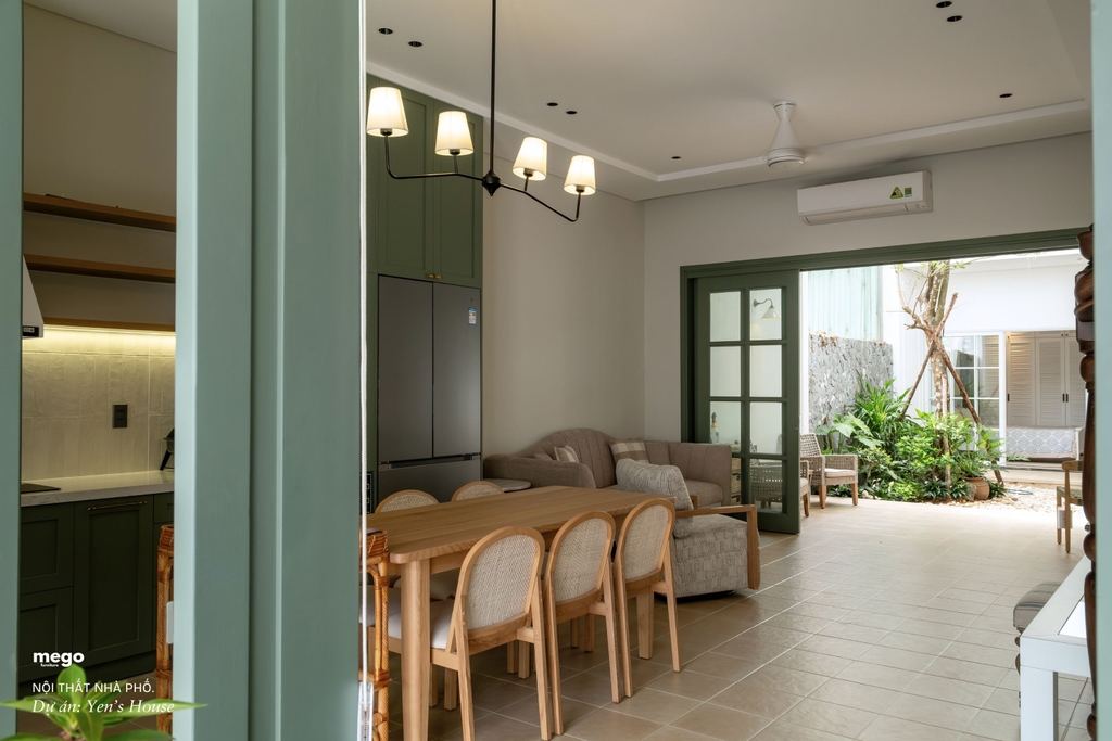 bếp mở hiện đại