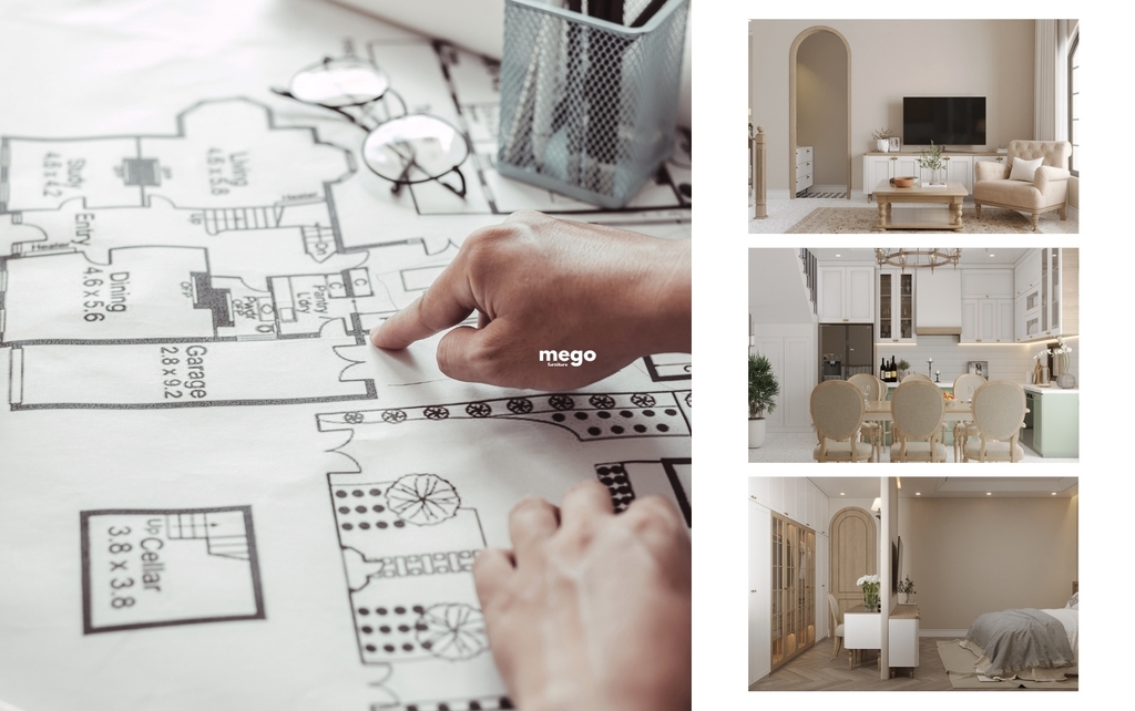 Thi công nội thất theo bản vẽ 3D tại Đà Nẵng