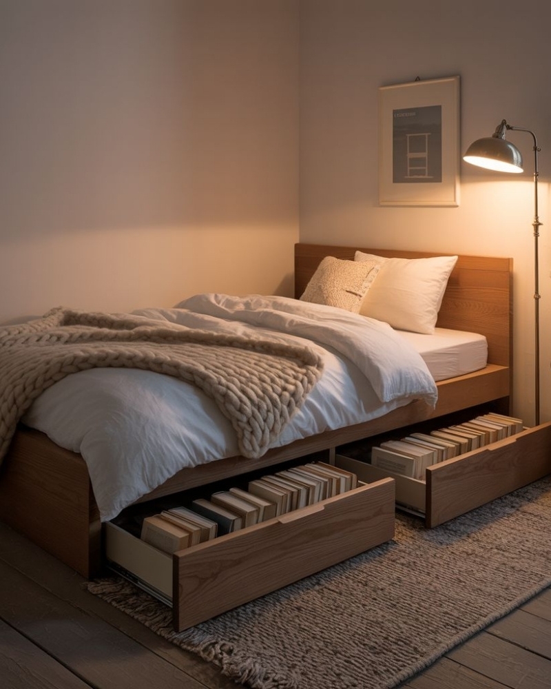 Giường ngủ gỗ hiện đại