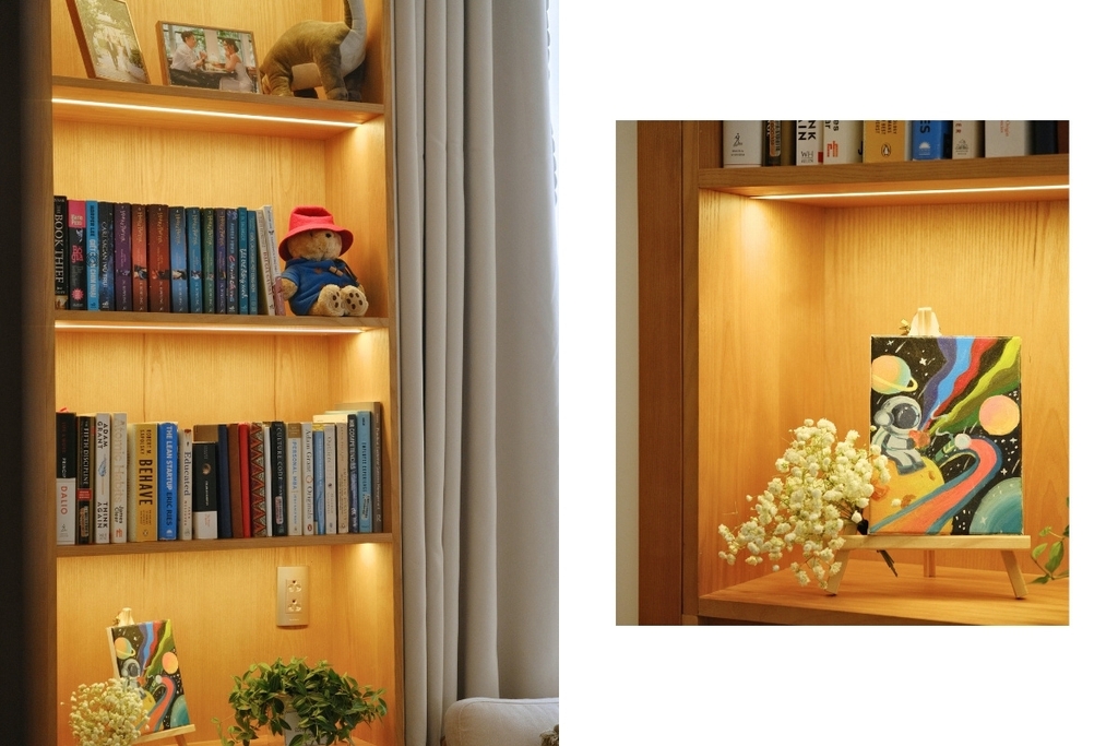 Kệ sách gỗ Sồi Nga (1)