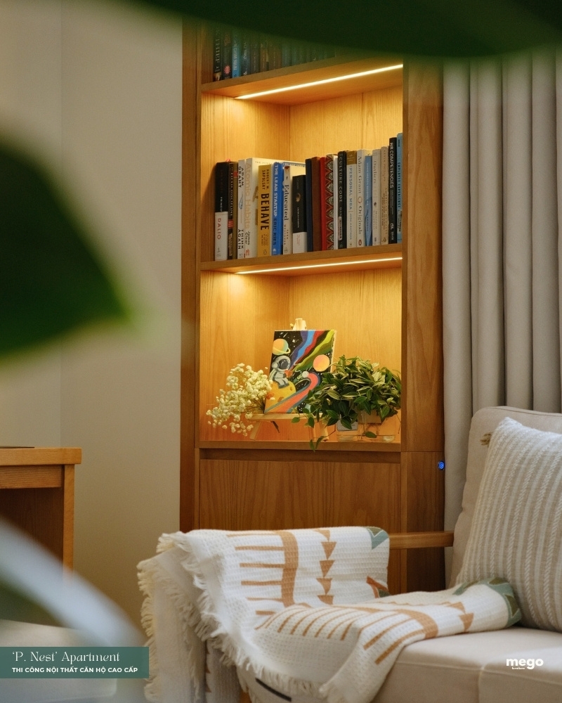 Kệ sách gỗ Sồi Nga (2)