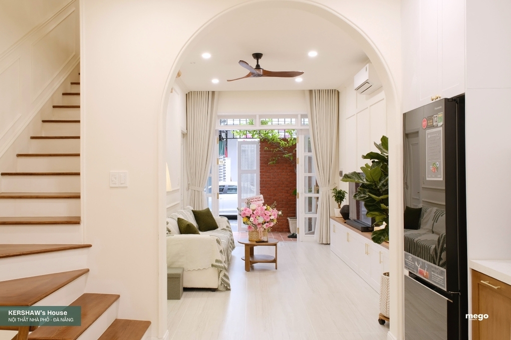 Không gian phòng khách và bếp (1)