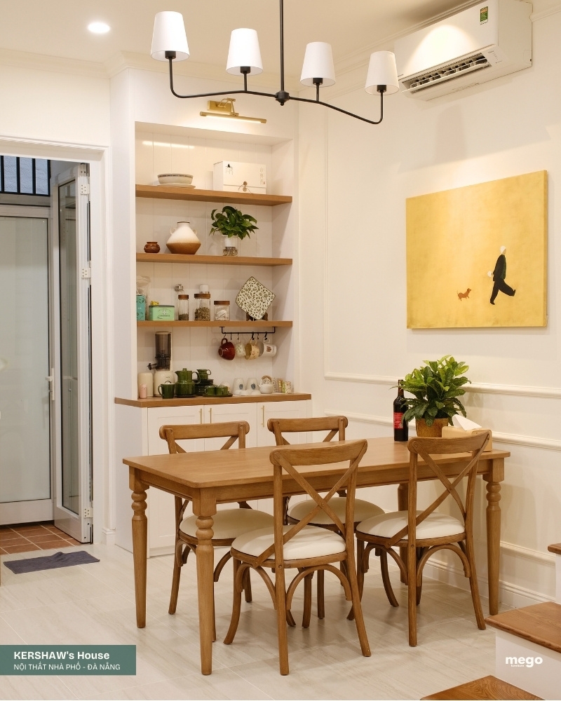 Nội thất gỗ tự nhiên phòng bếp