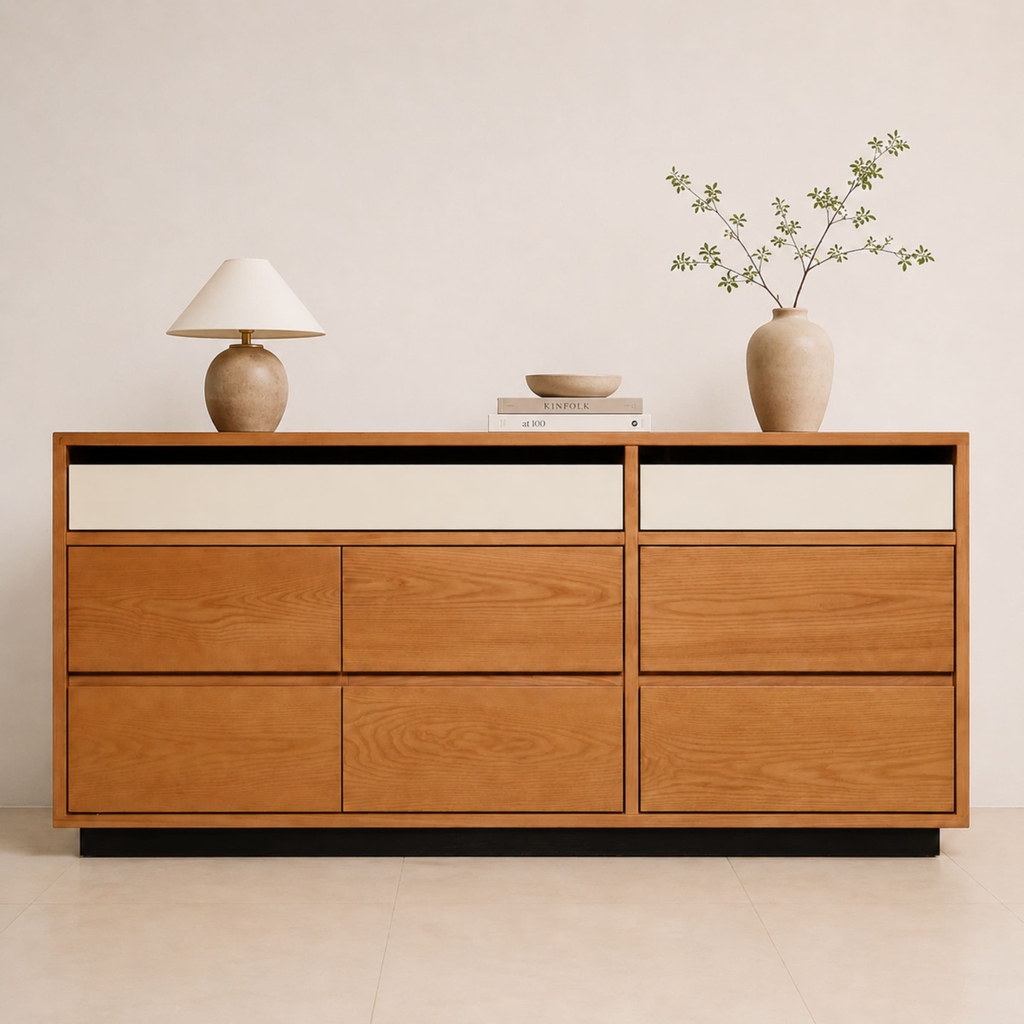 tủ trang trí gỗ tự nhiên