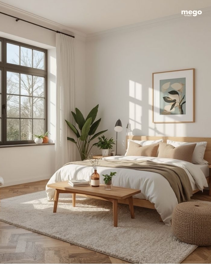 Trang Trí Nội Thất Phòng Ngủ Đơn Giản Nhưng Ấm Cúng