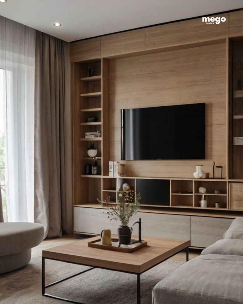Tủ kịch trần phong cách tối giản