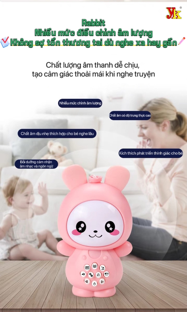 ĐỒ CHƠI THỎ THÔNG MINH ĐA NĂNG