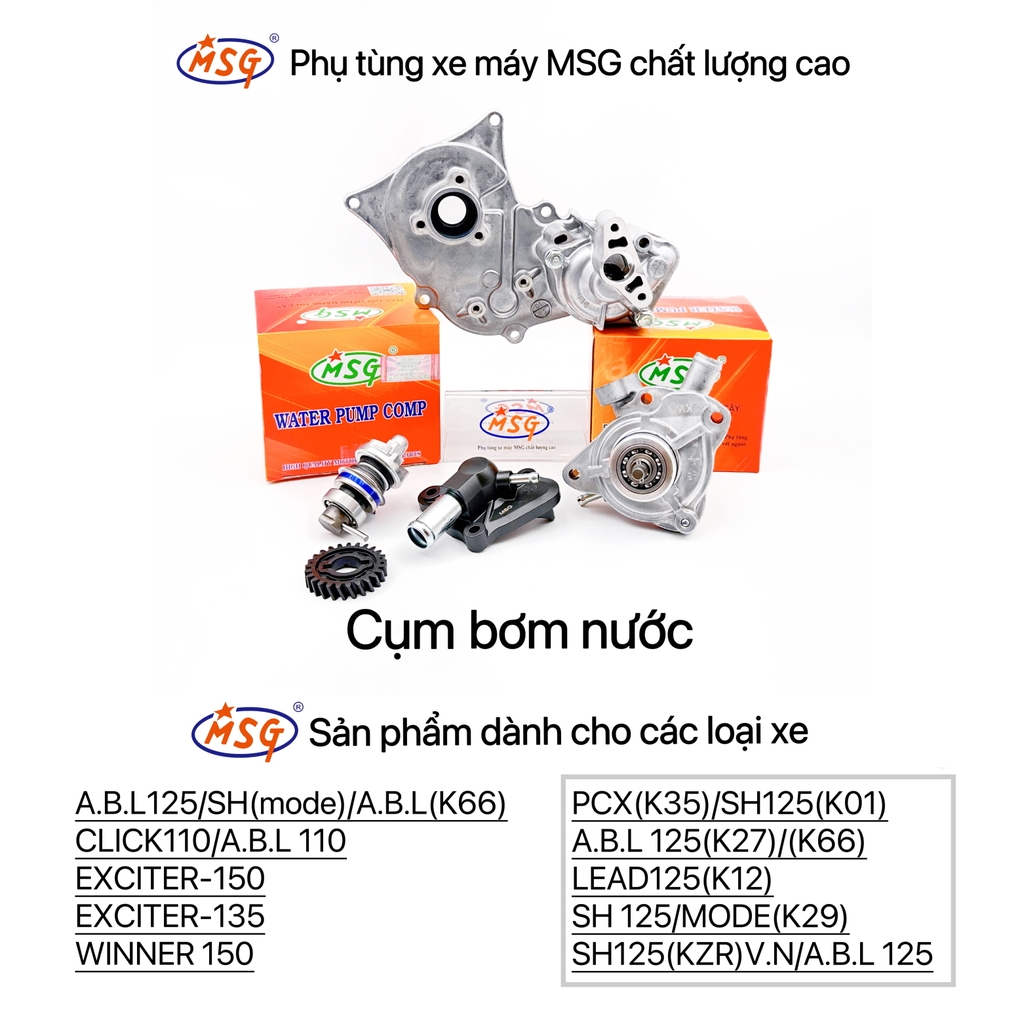 CỤM BƠM NƯỚC (Sản phẩm mới)