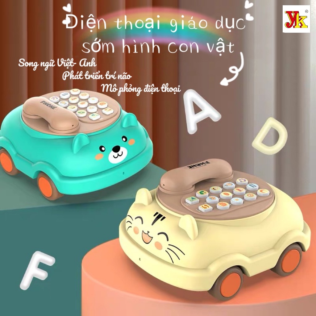 ĐIỆN THOẠI ĐỒ CHƠI HÌNH ĐỘNG VẬT