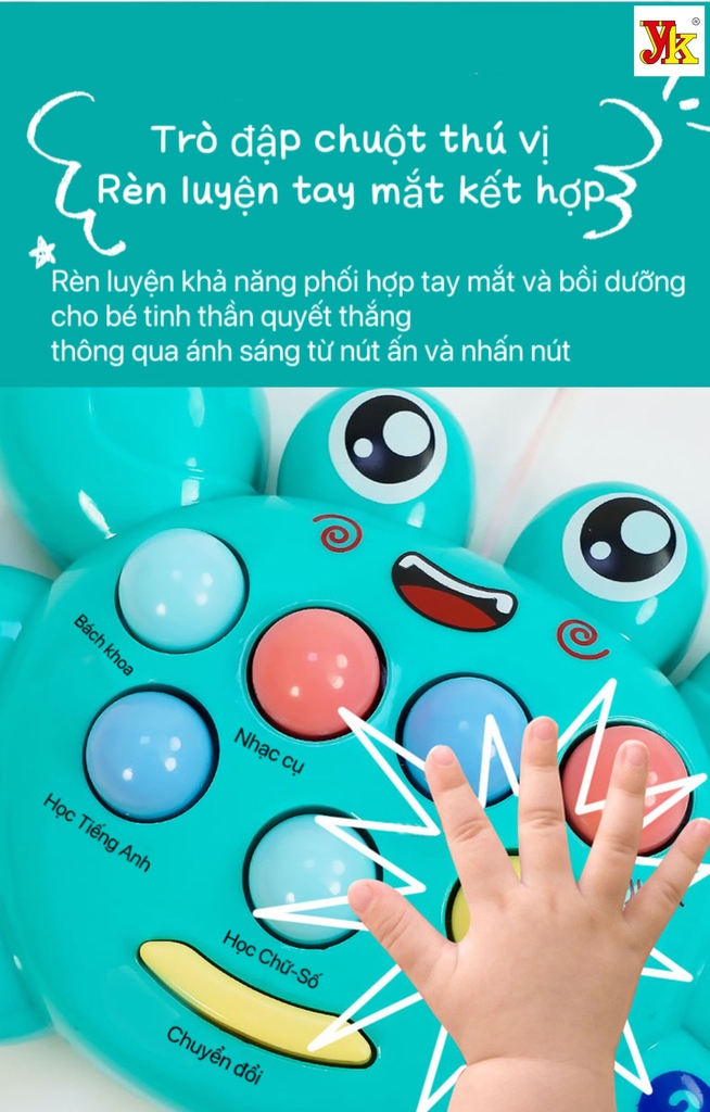 ĐỒ CHƠI GIÁO DỤC- POPIT HÌNH CUA