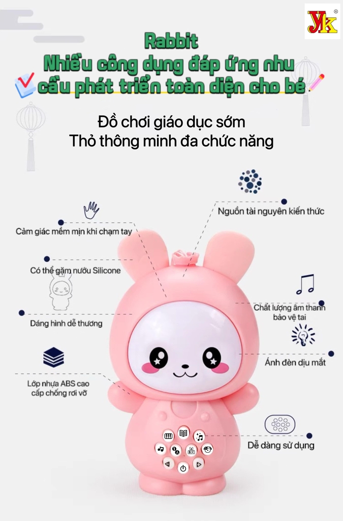 ĐỒ CHƠI THỎ THÔNG MINH ĐA NĂNG