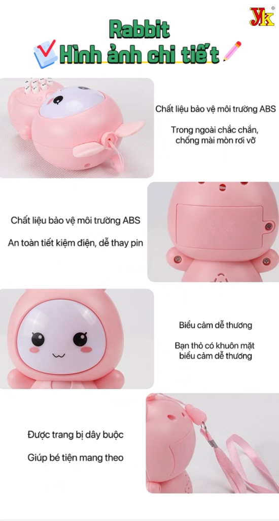 ĐỒ CHƠI THỎ THÔNG MINH ĐA NĂNG